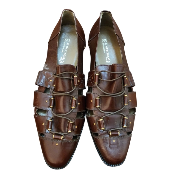 r. martegani Other - R. Martegani Handmade In Italy Brown Leather Men's Shoes Size 10